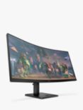 HP OMEN 34c Quad HD Curved HDR Ultrawide Gaming Monitor, 34", Black