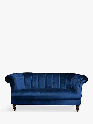 Carmen Range, Spink & Edgar by Tetrad Carmen Medium 2 Seater Sofa, Dark Leg, Lafayette Prussian Blue