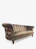 Spink & Edgar by Tetrad Carmen Floral Back Grand 4 Seater Sofa, Dark Leg