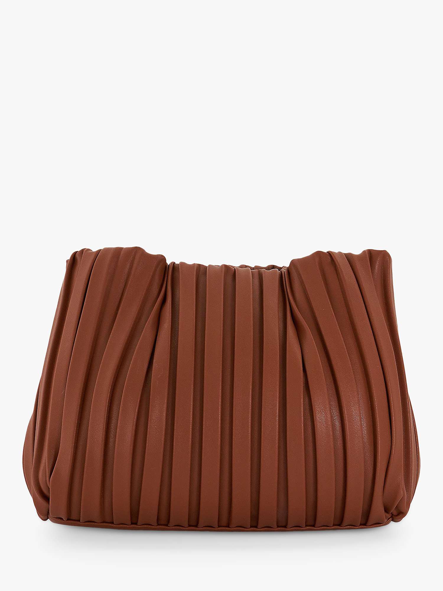 Buy Dune Dominie Pleated Chain-Handle Slouch Bag Online at johnlewis.com