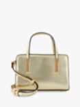 Dune Dinkydenbeigh Mini Branded Handle Bag, Gold