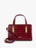 Dune Dinkydenbeigh Mini Branded Handle Bag, Red Croc