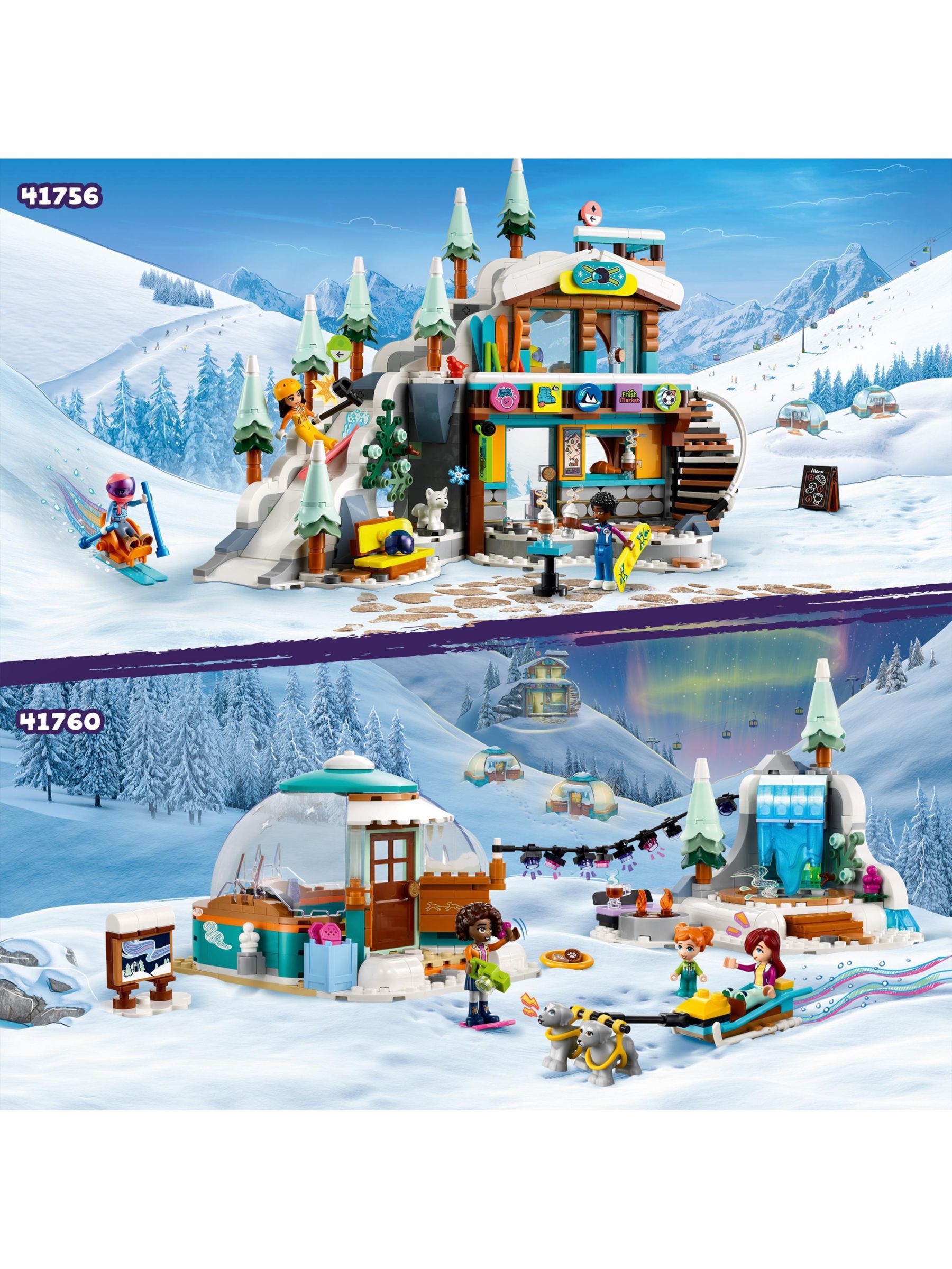 Lego friends ski sales slope