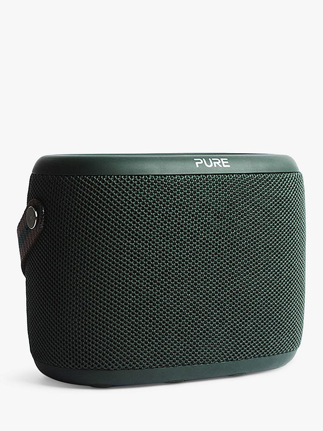 Pure Woodland Bluetooth Waterproof Portable Speaker with DAB+/FM Radio, Green