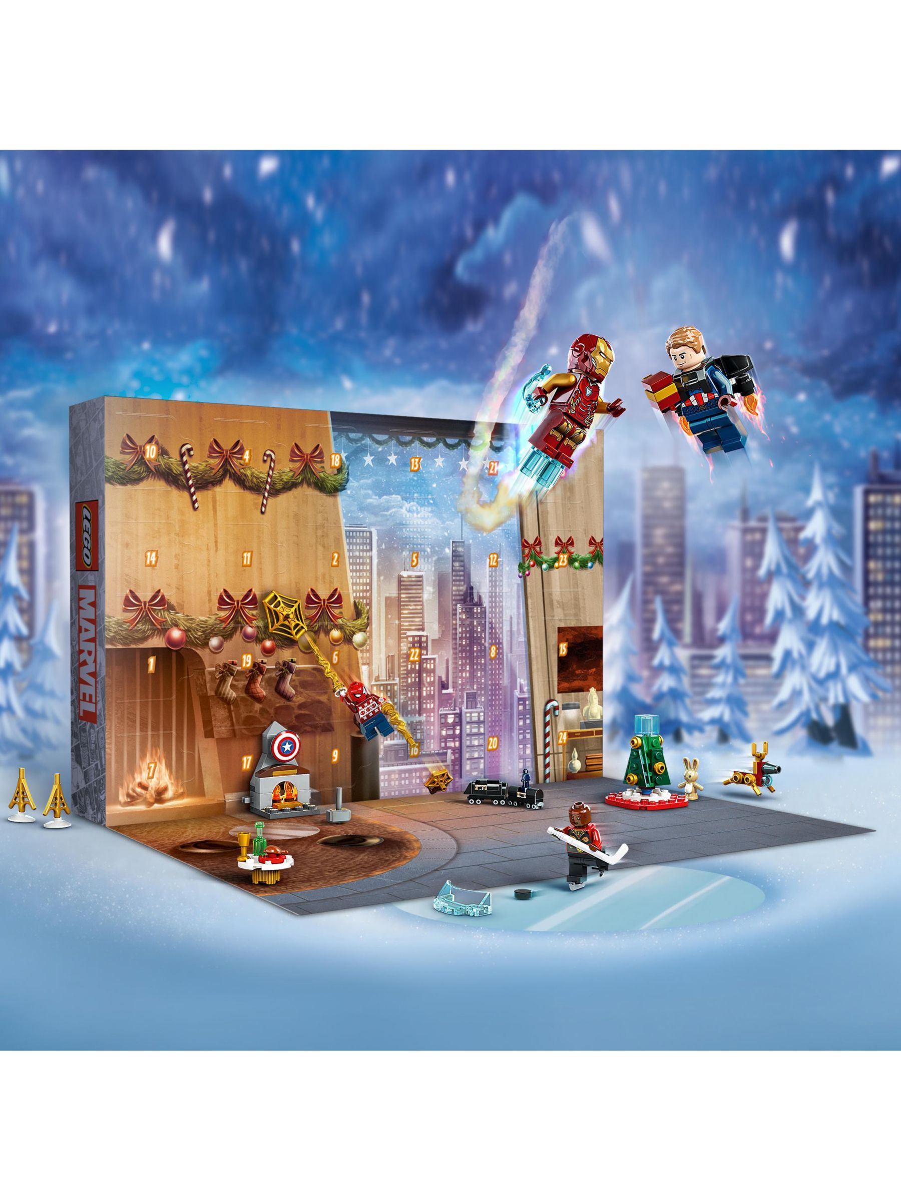 Lego marvel advent calendar hot sale 2019