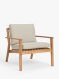 John Lewis Mona Garden Lounge Chair, FSC-Certified (Acacia Wood), Natural