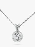 Milton & Humble Jewellery Pre-Loved 9ct White Gold Diamond Pendant Necklace