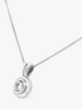 Milton & Humble Jewellery Second Hand 9ct White Gold Diamond Pendant Necklace