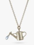 Alex Monroe Watering Can Pendant Necklace, Silver