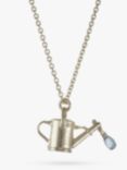 Alex Monroe Watering Can Pendant Necklace, Silver