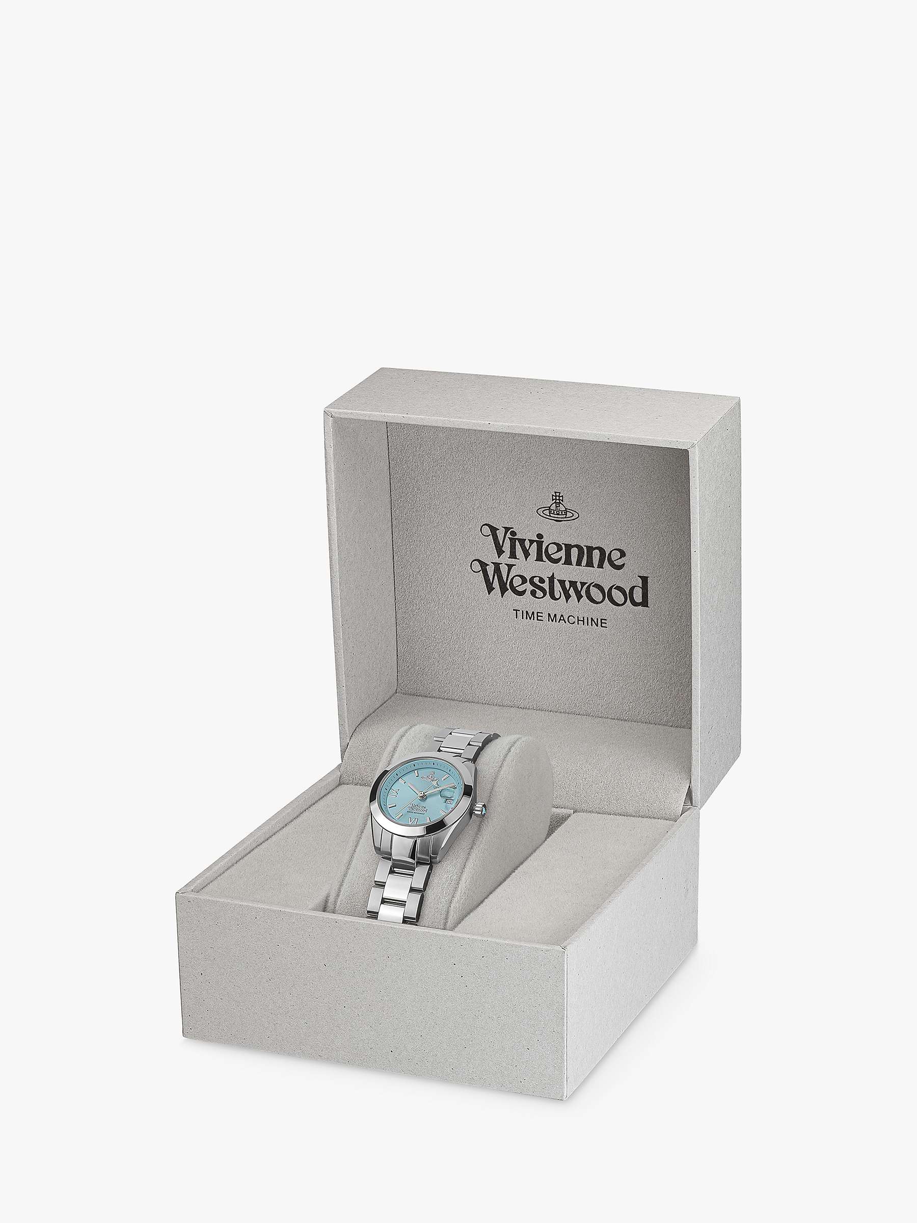 Buy Vivenne Westwood Women's Fenchurch Date Bracelet Strap Watch Online at johnlewis.com