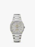 Vivienne Westwood Unisex Bank Bracelet Strap Watch, Silver/Gold