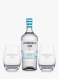 Edinburgh Gin Seaside Gin & 2x Glass Gift Set, 70cl