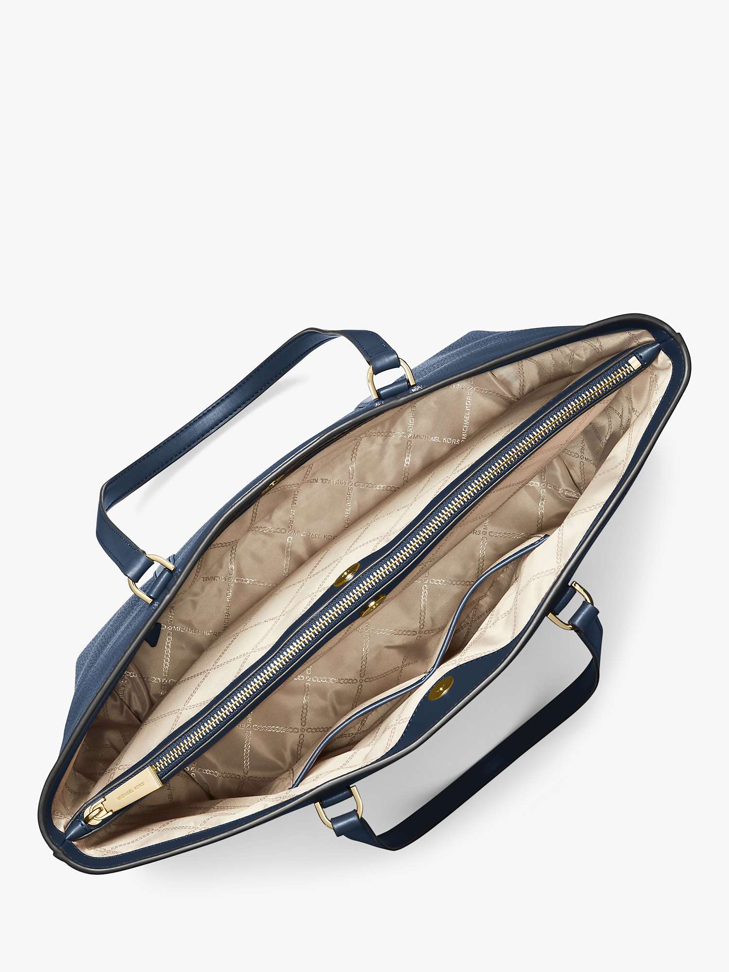 Buy Michael Kors Temple Leather Tote Bag Online at johnlewis.com