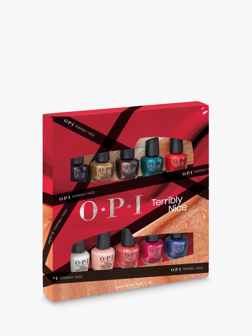 OPI Terribly Nice Mini Nail Lacquer Gift Set at John Lewis & Partners