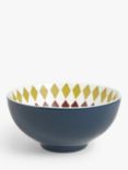 John Lewis Lisbon Fine China Cereal Bowl, 15cm, Blue/Multi