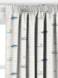 John Lewis Sail Away Made to Measure Curtains or Roman Blind, Blue