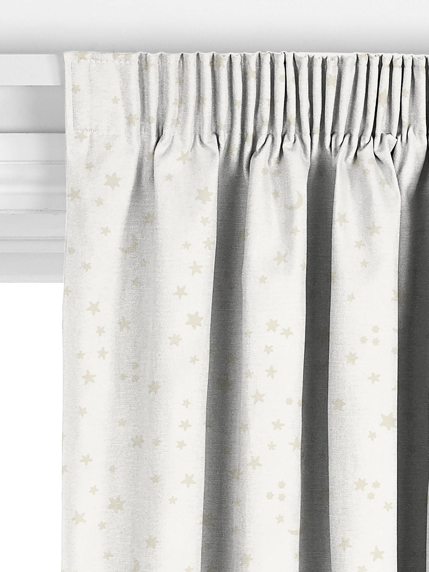 John Lewis Starry Sky Made to Measure Curtains, Marshmallow
