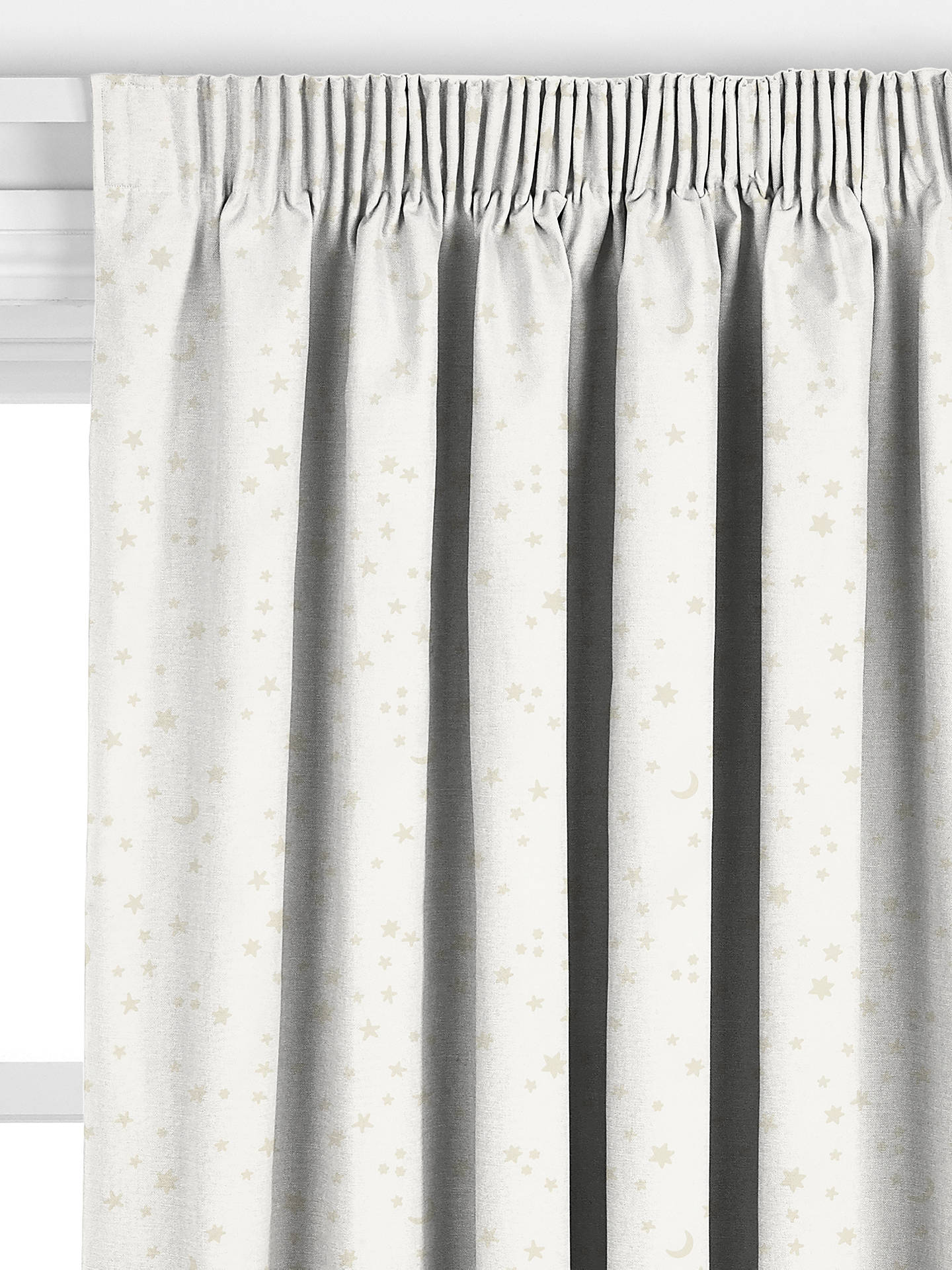 John Lewis Starry Sky Made to Measure Curtains, Marshmallow