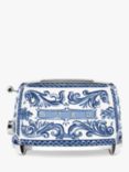 Smeg Dolce & Gabbana TSF01DGBUK Mediterraneo Toaster, Blue/White