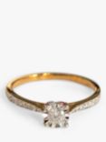 L & T Heirlooms Second Hand 9ct Gold Diamond Engagement Ring