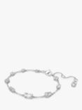 Swarovski Mesmera Crystal Chain Bracelet, Silver