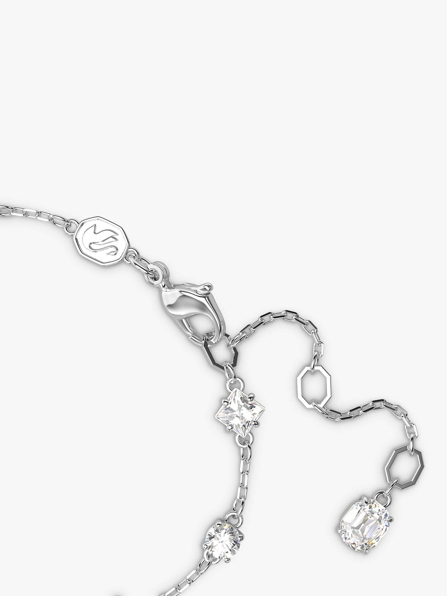 Buy Swarovski Mesmera Crystal Chain Bracelet, Silver Online at johnlewis.com
