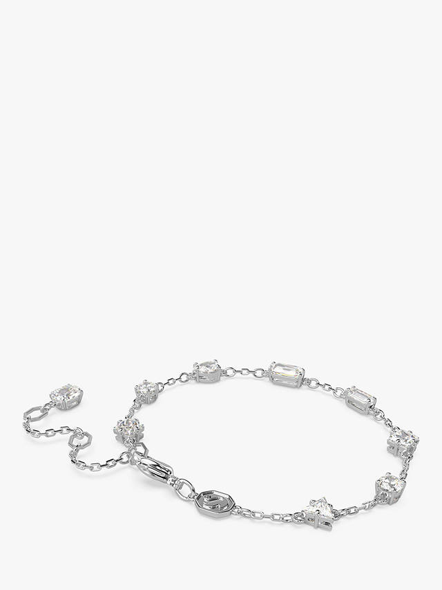 Swarovski Mesmera Crystal Chain Bracelet, Silver