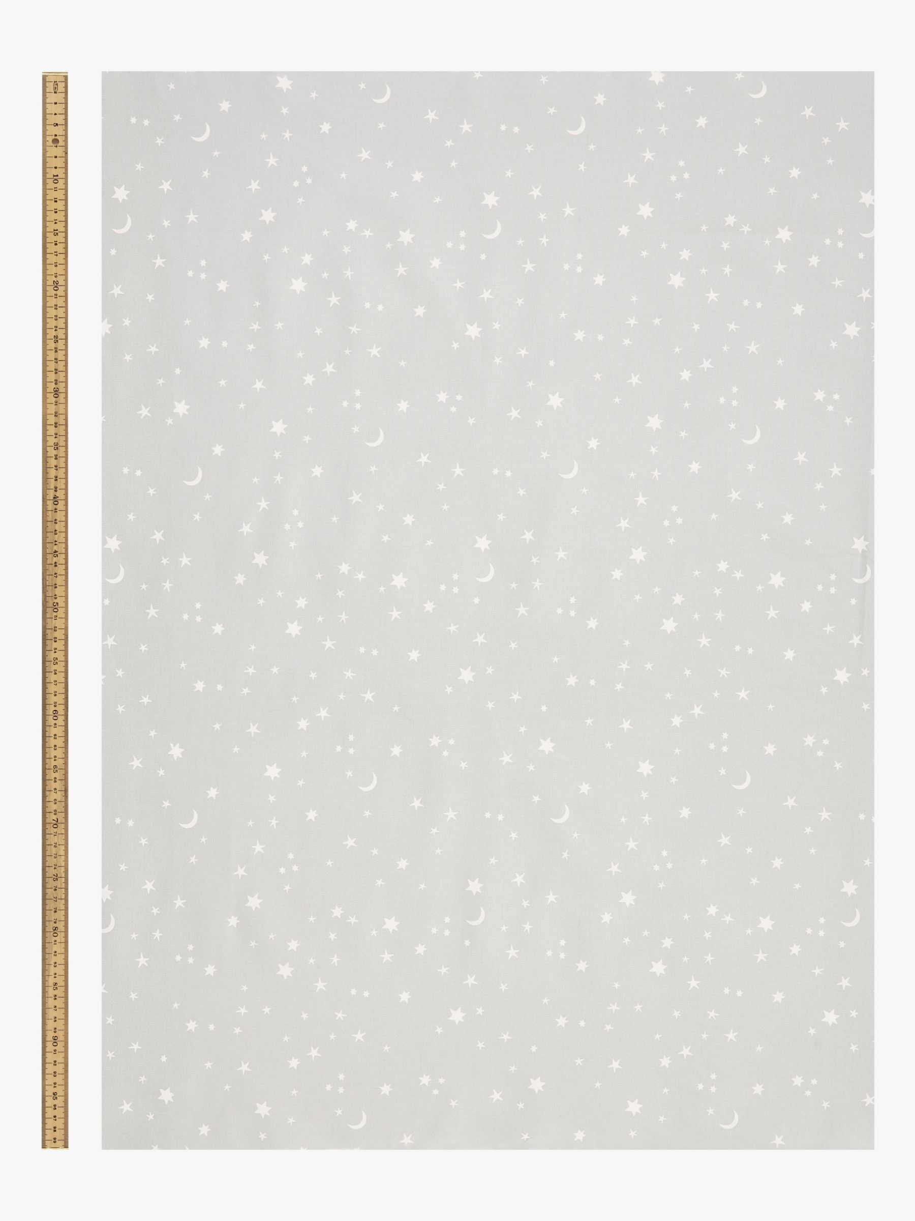 John Lewis Starry Sky Furnishing Fabric, Cool Grey