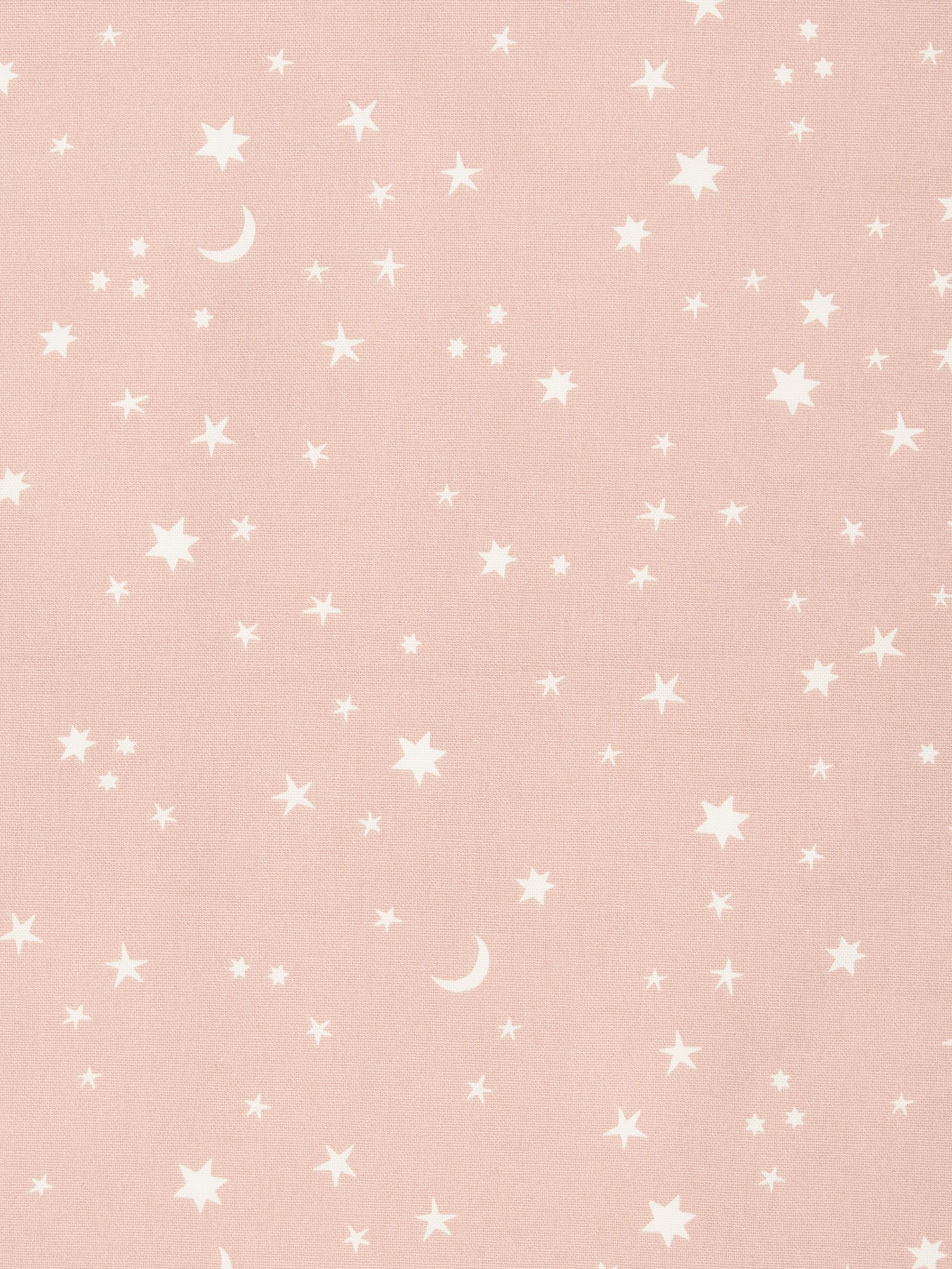 John Lewis Starry Sky Furnishing Fabric, Plaster Pink