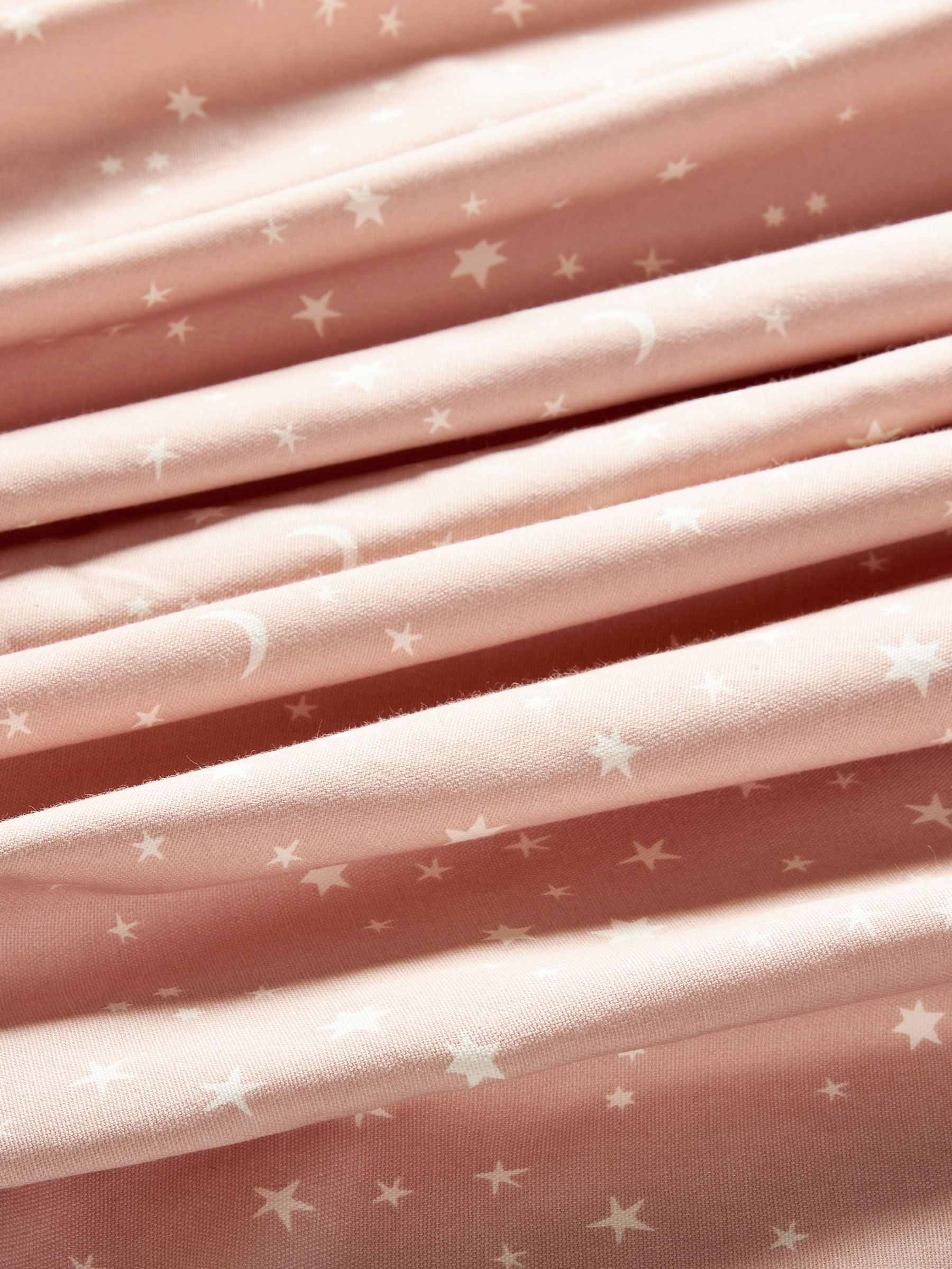 John Lewis Starry Sky Furnishing Fabric, Plaster Pink