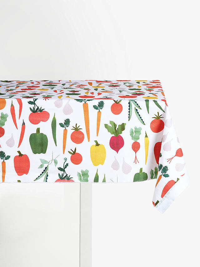 John Lewis Vegetables PVC Tablecloth Fabric, Multi