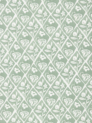 John Lewis Augusta PVC Tablecloth Fabric, Dusty Green