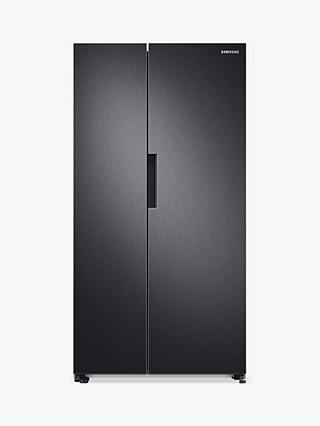 Samsung RS66A8101B1 Freestanding 65/35 American Fridge Freezer, Black