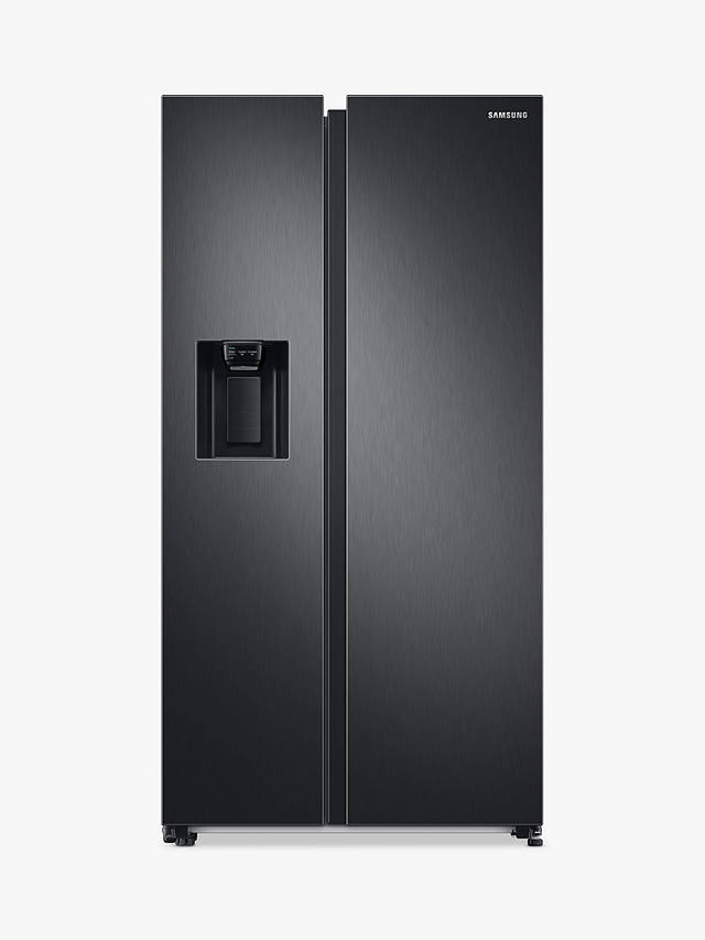 Buy Samsung RS68CG883EB1 Freestanding 65/35 American Fridge Freezer, Black Online at johnlewis.com