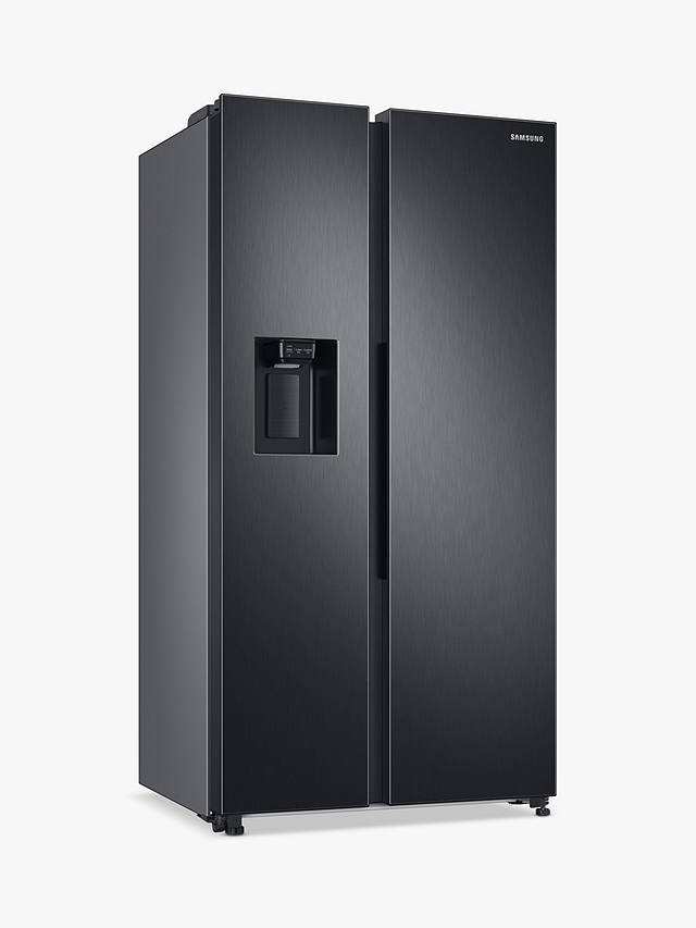Buy Samsung RS68CG883EB1 Freestanding 65/35 American Fridge Freezer, Black Online at johnlewis.com