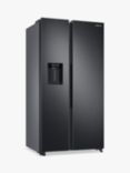 Samsung RS68CG883EB1 Freestanding 65/35 American Fridge Freezer, Black
