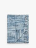 John Lewis Boucle Blend Throw, Blue Multi