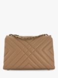 Dune Regent Leather Quilted Shoulder Bag, Camel