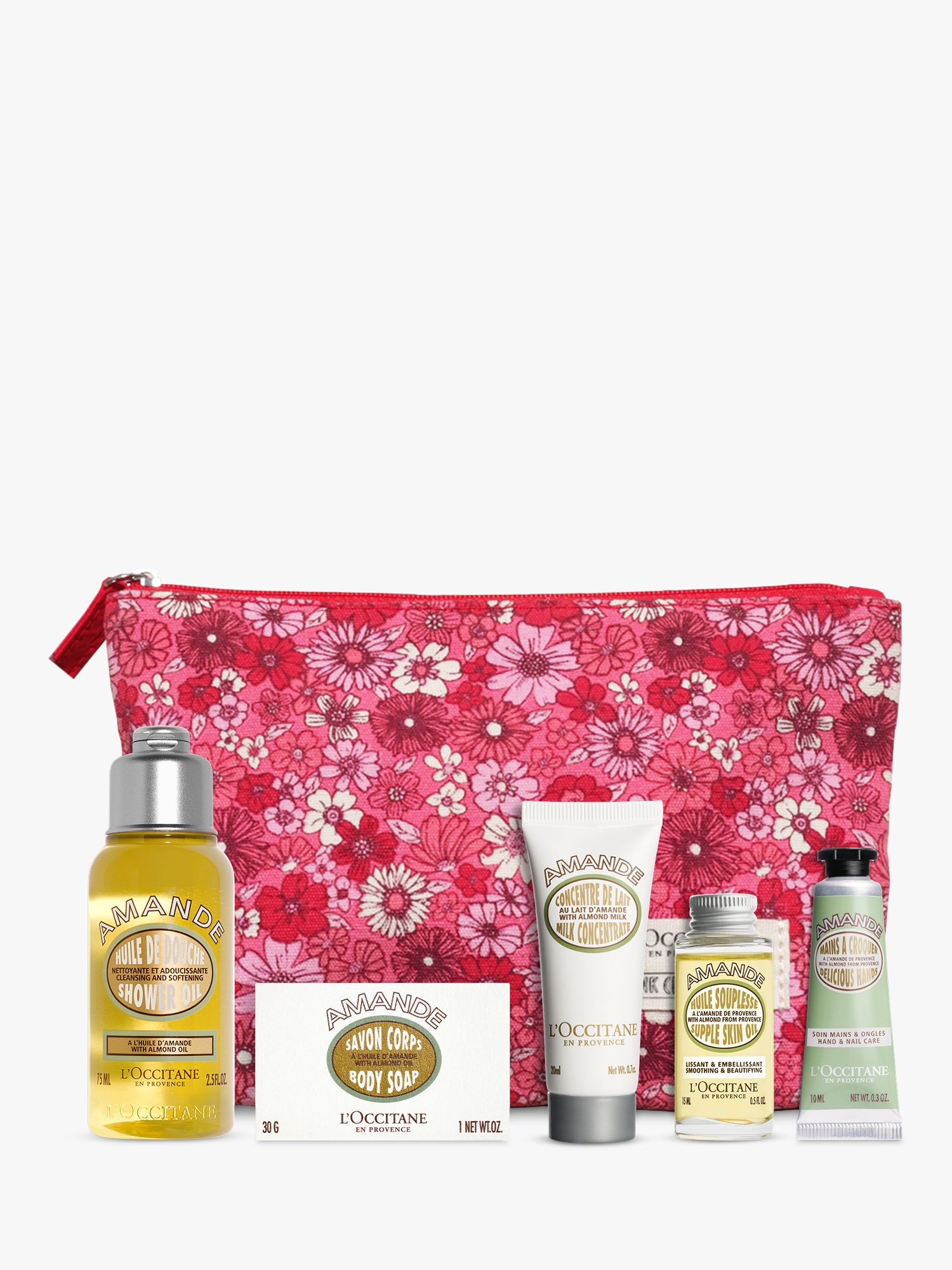 L'OCCITANE Almond Discovery Collection x Pink City Prints Bodycare Gift Set 1