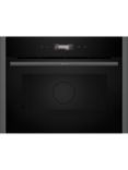 Neff N70 C24GR3XG1B Built-in Compact Microwave Oven, Grey Graphite