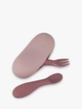 TUM TUM Silicone Baby Cutlery Set with Case