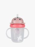TUM TUM Tippy Up Betsy Bear Baby Cup with Weighted Straw, 200ml, Pink