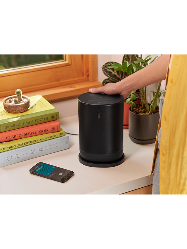 Sonos Move 2 Smart Speaker with Voice Control, Black