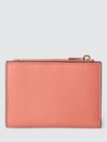 John Lewis Zip Card Purse, Tawny Orange