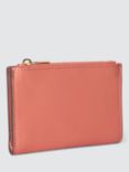 John Lewis Zip Card Purse, Tawny Orange