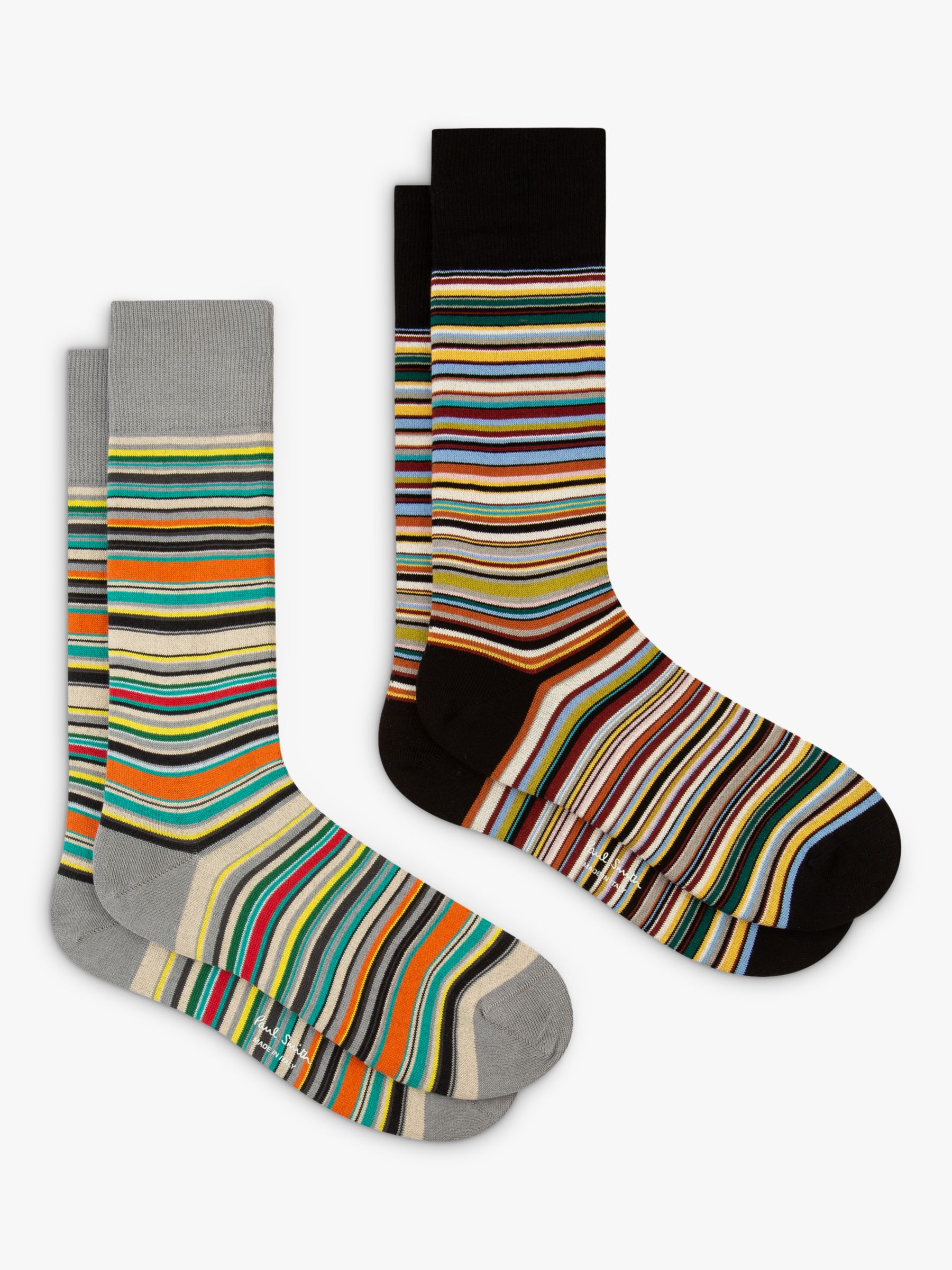 Buy Paul Smith Signature Stripe Socks, Pack of 2, Multi Online at johnlewis.com