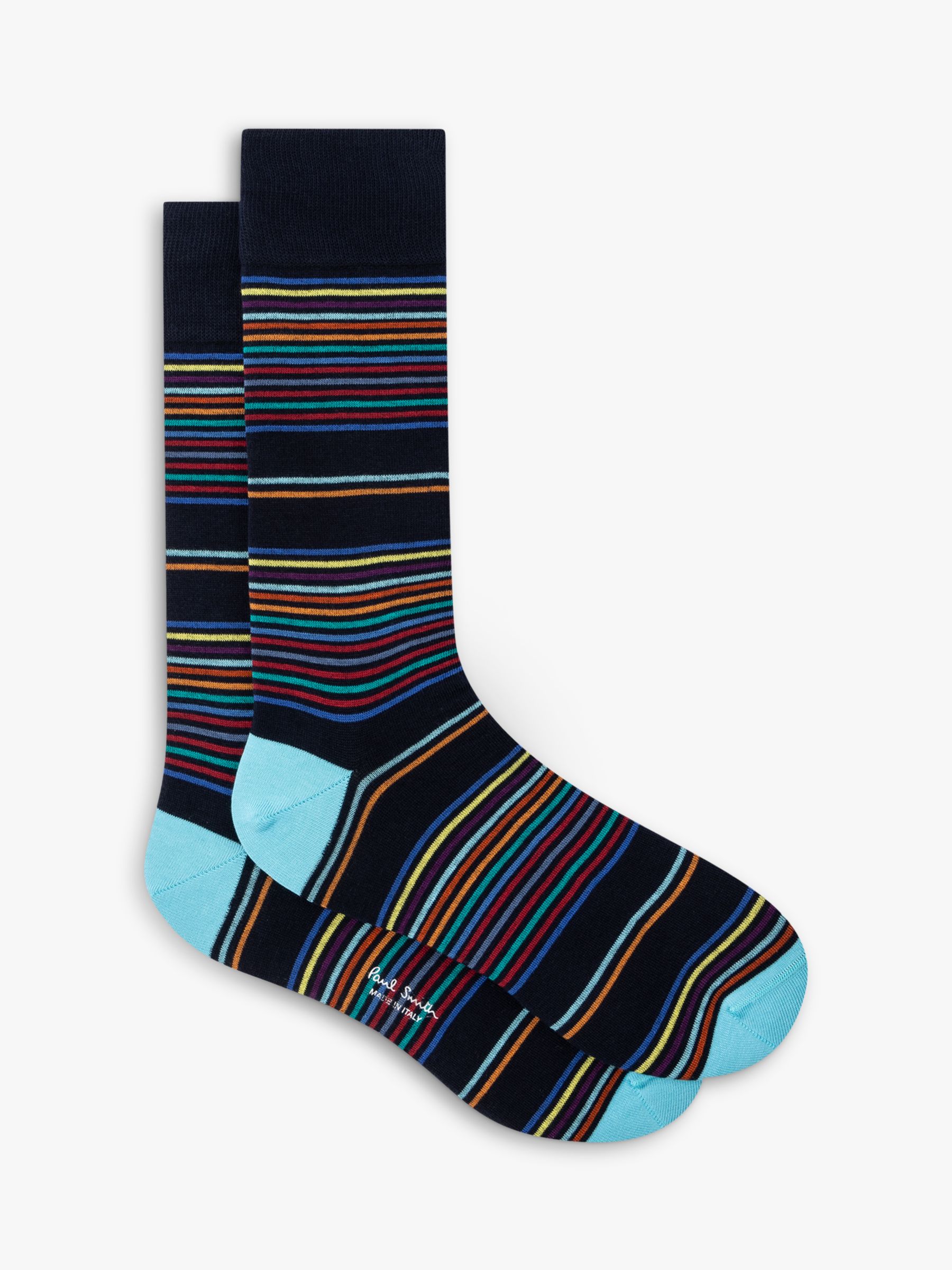 Buy Paul Smith Elton Stripe Socks, Multi Online at johnlewis.com
