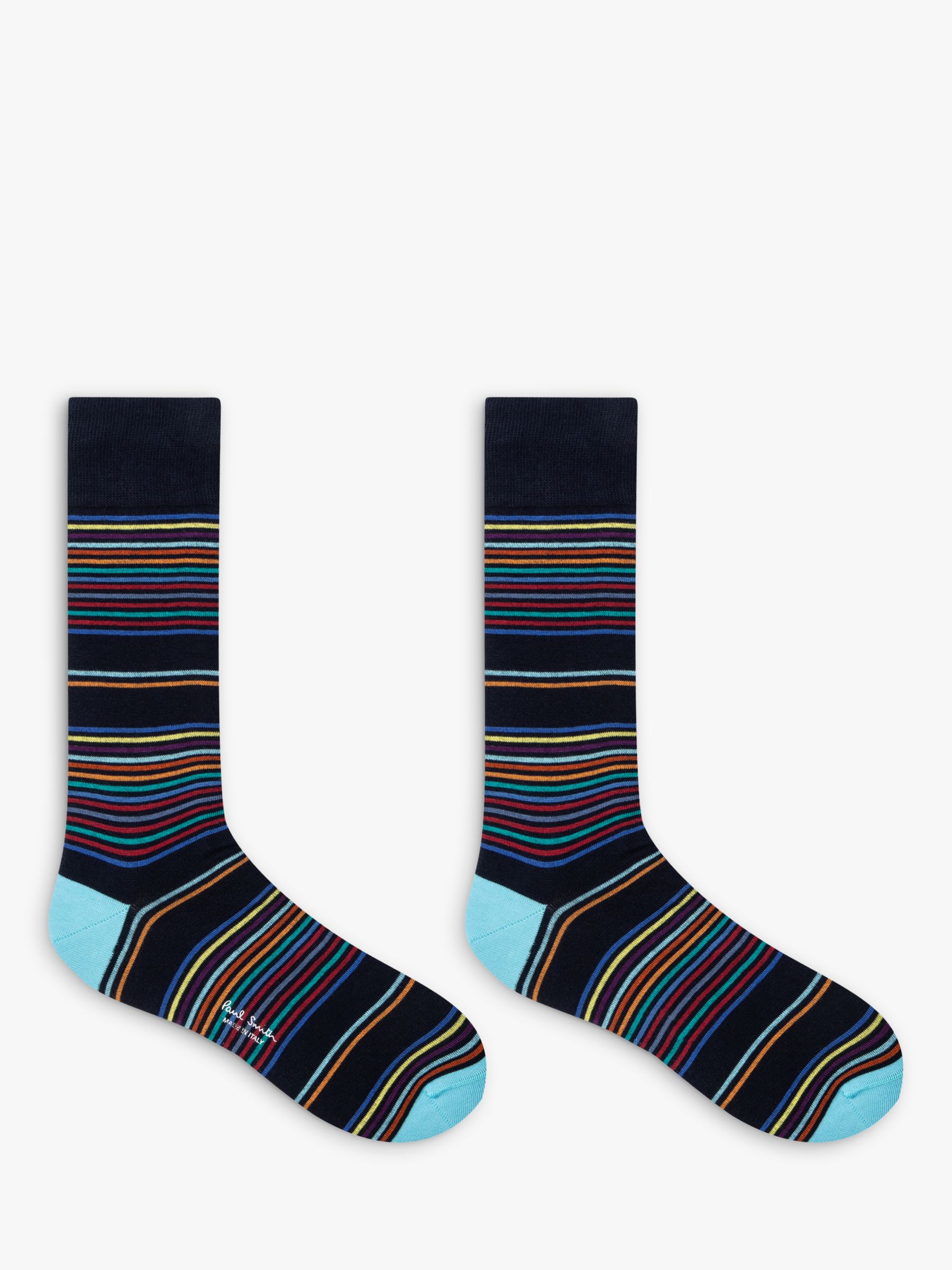 Buy Paul Smith Elton Stripe Socks, Multi Online at johnlewis.com