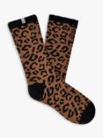 UGG Josephine Fleece Lined Socks, Cedar Leopard